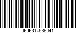 Código de barras (EAN, GTIN, SKU, ISBN): '0606314966041'