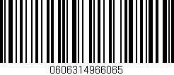 Código de barras (EAN, GTIN, SKU, ISBN): '0606314966065'