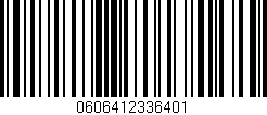 Código de barras (EAN, GTIN, SKU, ISBN): '0606412336401'