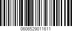 Código de barras (EAN, GTIN, SKU, ISBN): '0606529011611'