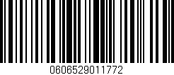Código de barras (EAN, GTIN, SKU, ISBN): '0606529011772'
