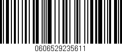 Código de barras (EAN, GTIN, SKU, ISBN): '0606529235611'