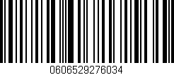 Código de barras (EAN, GTIN, SKU, ISBN): '0606529276034'