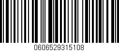 Código de barras (EAN, GTIN, SKU, ISBN): '0606529315108'