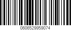 Código de barras (EAN, GTIN, SKU, ISBN): '0606529959074'