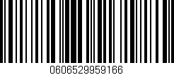 Código de barras (EAN, GTIN, SKU, ISBN): '0606529959166'
