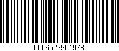 Código de barras (EAN, GTIN, SKU, ISBN): '0606529961978'