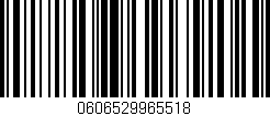 Código de barras (EAN, GTIN, SKU, ISBN): '0606529965518'
