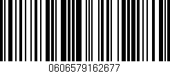 Código de barras (EAN, GTIN, SKU, ISBN): '0606579162677'