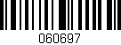 Código de barras (EAN, GTIN, SKU, ISBN): '060697'