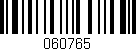 Código de barras (EAN, GTIN, SKU, ISBN): '060765'