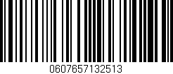 Código de barras (EAN, GTIN, SKU, ISBN): '0607657132513'