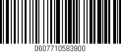Código de barras (EAN, GTIN, SKU, ISBN): '0607710583900'