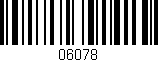 Código de barras (EAN, GTIN, SKU, ISBN): '06078'