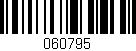 Código de barras (EAN, GTIN, SKU, ISBN): '060795'