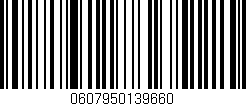 Código de barras (EAN, GTIN, SKU, ISBN): '0607950139660'