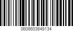Código de barras (EAN, GTIN, SKU, ISBN): '0608603849134'