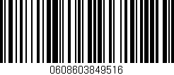 Código de barras (EAN, GTIN, SKU, ISBN): '0608603849516'