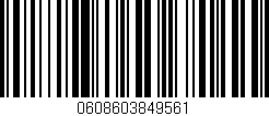 Código de barras (EAN, GTIN, SKU, ISBN): '0608603849561'