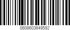 Código de barras (EAN, GTIN, SKU, ISBN): '0608603849592'