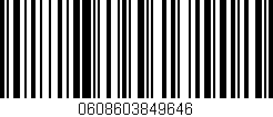 Código de barras (EAN, GTIN, SKU, ISBN): '0608603849646'