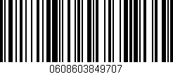 Código de barras (EAN, GTIN, SKU, ISBN): '0608603849707'