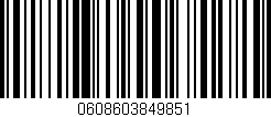 Código de barras (EAN, GTIN, SKU, ISBN): '0608603849851'