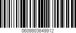 Código de barras (EAN, GTIN, SKU, ISBN): '0608603849912'