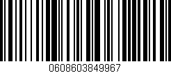 Código de barras (EAN, GTIN, SKU, ISBN): '0608603849967'