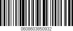 Código de barras (EAN, GTIN, SKU, ISBN): '0608603850932'