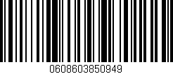 Código de barras (EAN, GTIN, SKU, ISBN): '0608603850949'