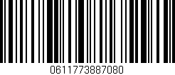 Código de barras (EAN, GTIN, SKU, ISBN): '0611773887080'