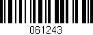 Código de barras (EAN, GTIN, SKU, ISBN): '061243'