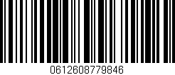 Código de barras (EAN, GTIN, SKU, ISBN): '0612608779846'