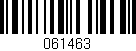Código de barras (EAN, GTIN, SKU, ISBN): '061463'