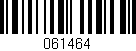 Código de barras (EAN, GTIN, SKU, ISBN): '061464'