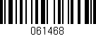 Código de barras (EAN, GTIN, SKU, ISBN): '061468'