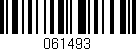 Código de barras (EAN, GTIN, SKU, ISBN): '061493'