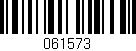 Código de barras (EAN, GTIN, SKU, ISBN): '061573'