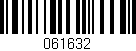 Código de barras (EAN, GTIN, SKU, ISBN): '061632'
