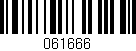 Código de barras (EAN, GTIN, SKU, ISBN): '061666'