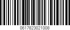 Código de barras (EAN, GTIN, SKU, ISBN): '0617823021008'