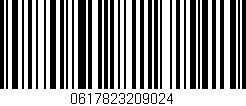 Código de barras (EAN, GTIN, SKU, ISBN): '0617823209024'