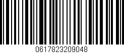 Código de barras (EAN, GTIN, SKU, ISBN): '0617823209048'
