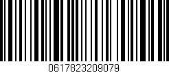 Código de barras (EAN, GTIN, SKU, ISBN): '0617823209079'