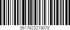 Código de barras (EAN, GTIN, SKU, ISBN): '0617823219078'