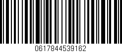 Código de barras (EAN, GTIN, SKU, ISBN): '0617844539162'