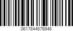 Código de barras (EAN, GTIN, SKU, ISBN): '0617844678946'