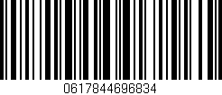 Código de barras (EAN, GTIN, SKU, ISBN): '0617844696834'