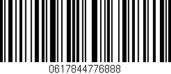 Código de barras (EAN, GTIN, SKU, ISBN): '0617844776888'